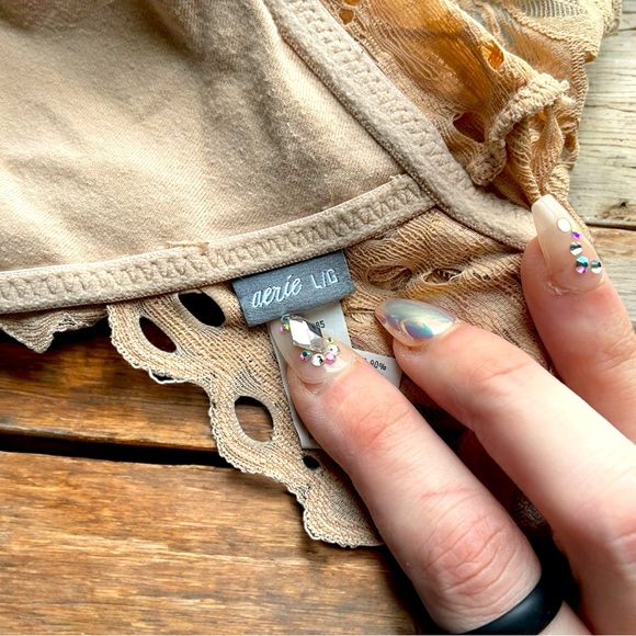 Aerie Nude Lace Bralette - Picture 3 of 3